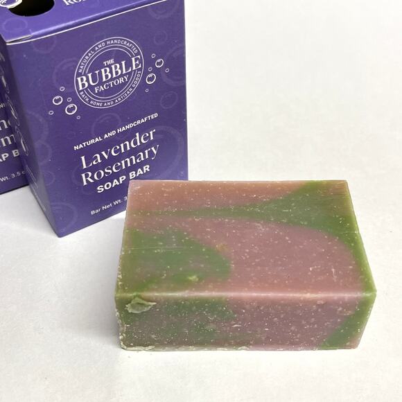 Bubble Factory Handcrafted Lavender Rosemary Soap - Picture 4 of 4